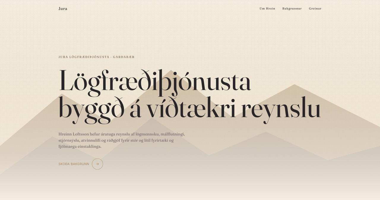 Jura lögfræðiþjónusta screenshot 1