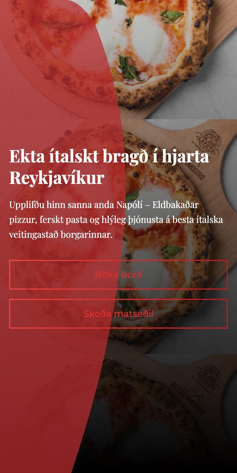 Forsíða Rossopomodoro verkefnis