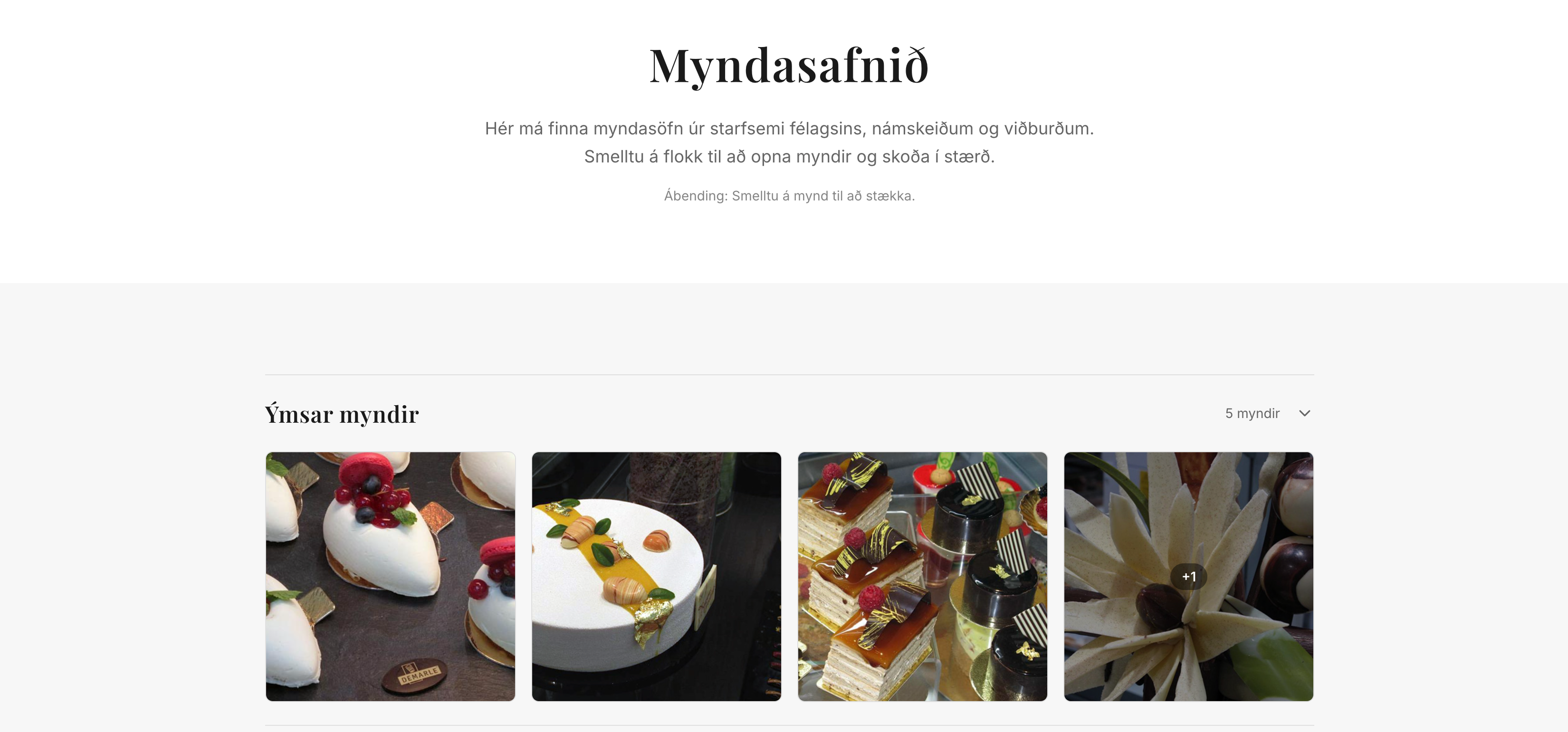 Konditorsamband Íslands screenshot 2