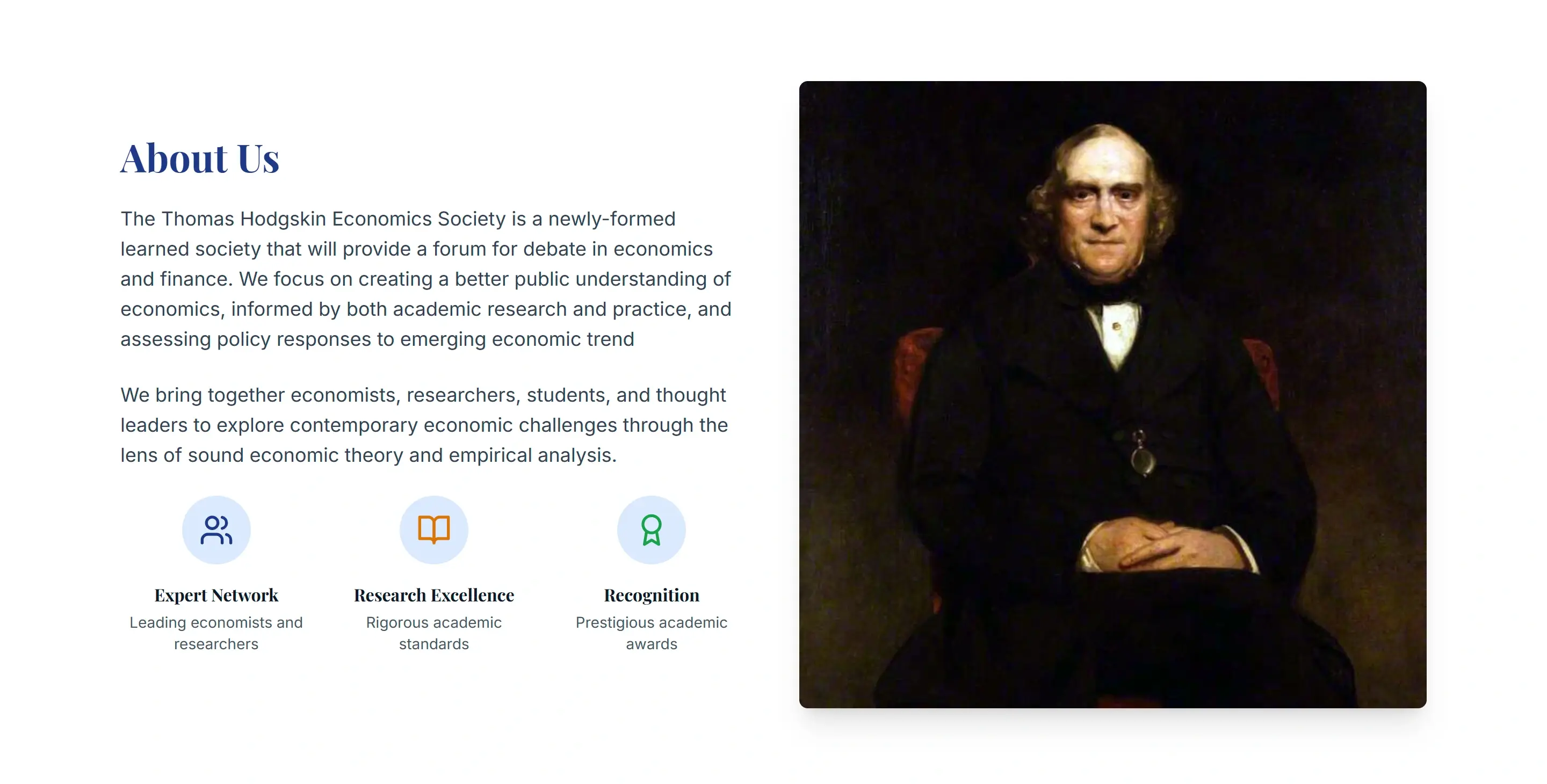 Hodgskin Society screenshot 2