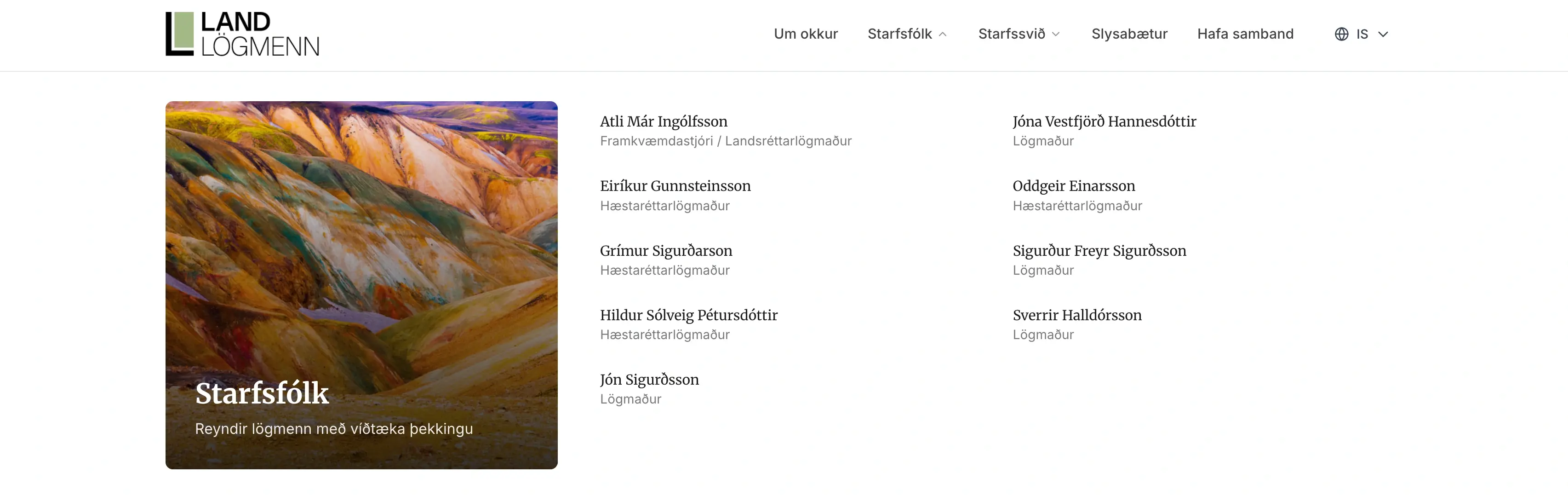 LAND Lögmenn screenshot 4