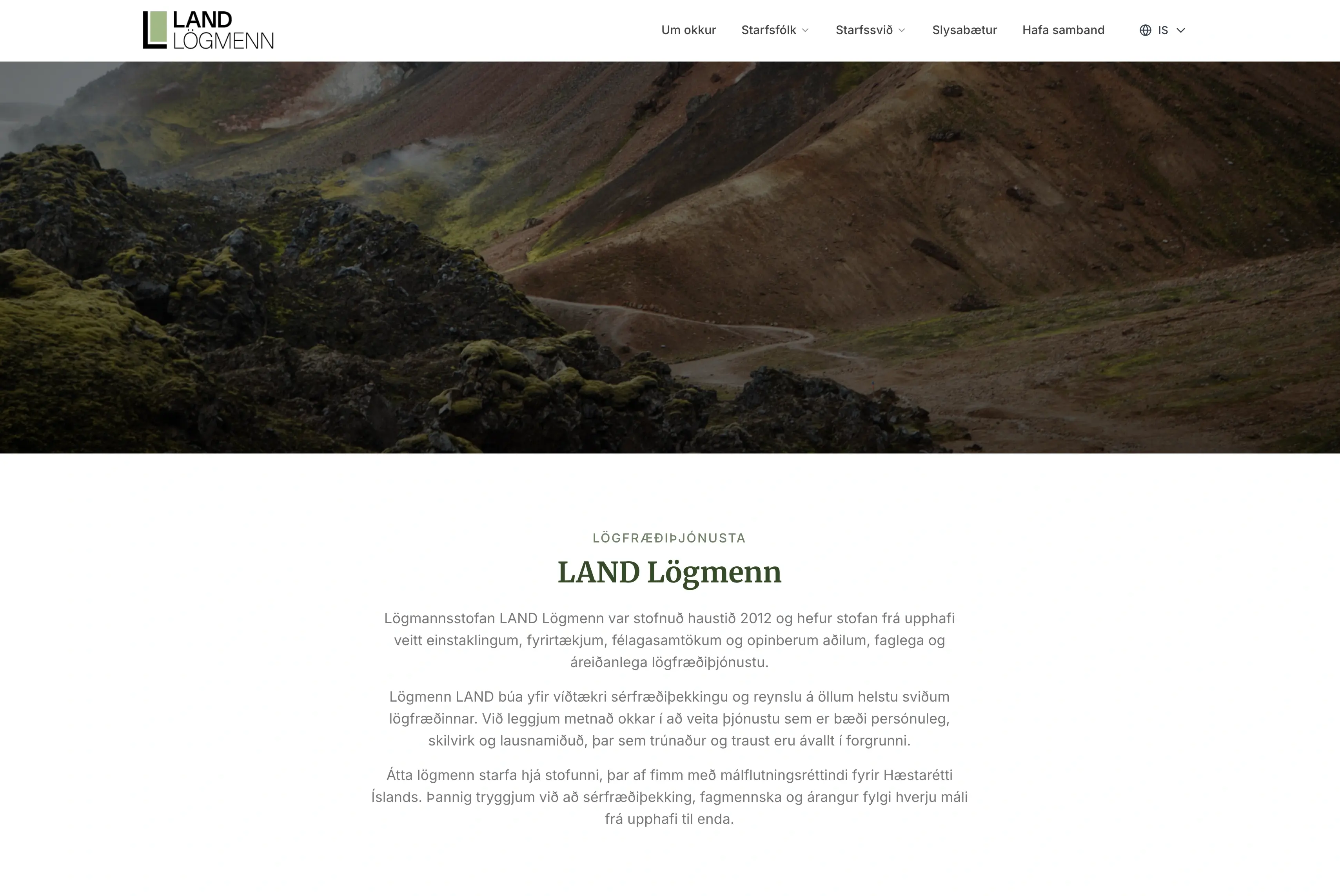 LAND Lögmenn screenshot 1