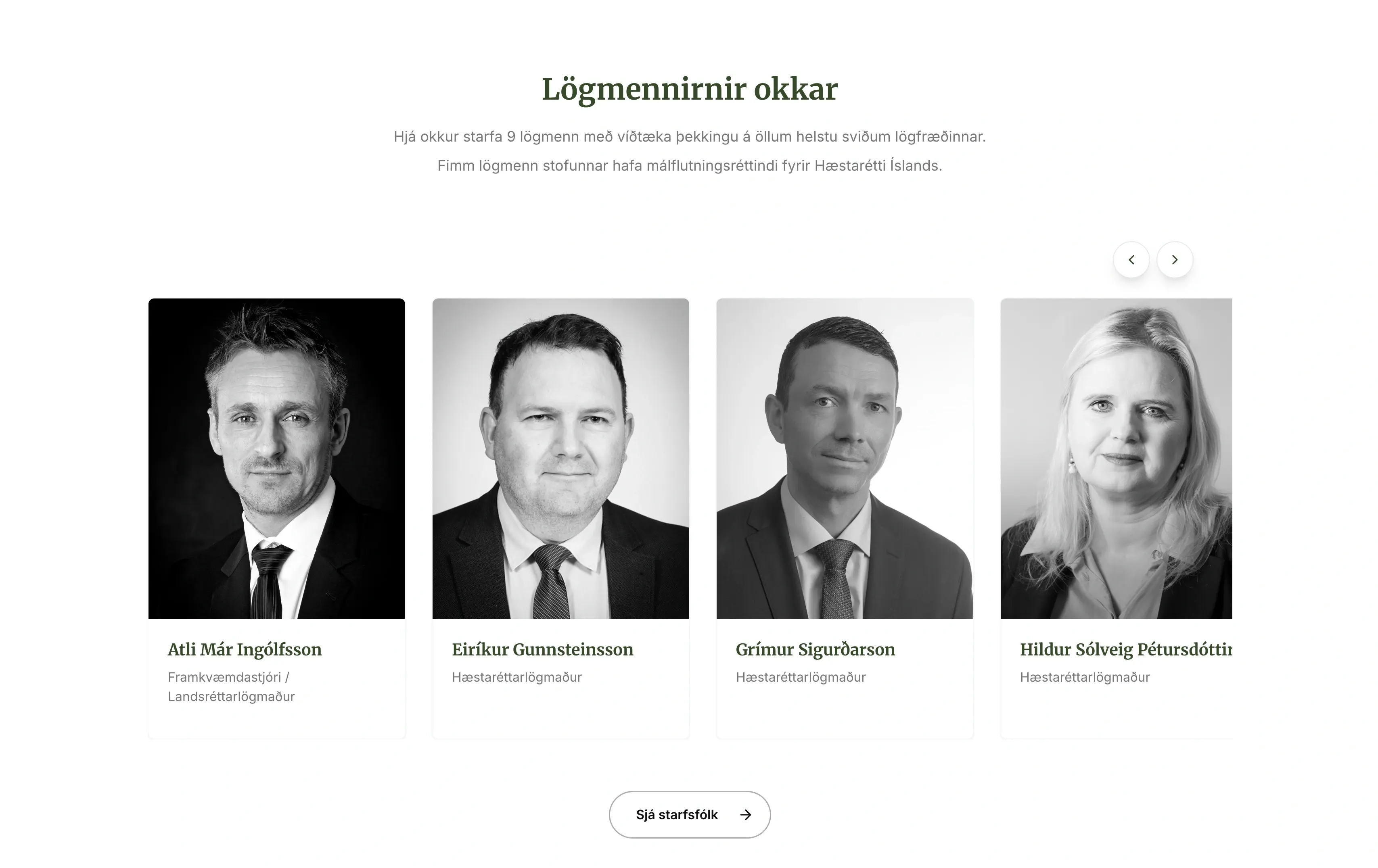 LAND Lögmenn screenshot 2